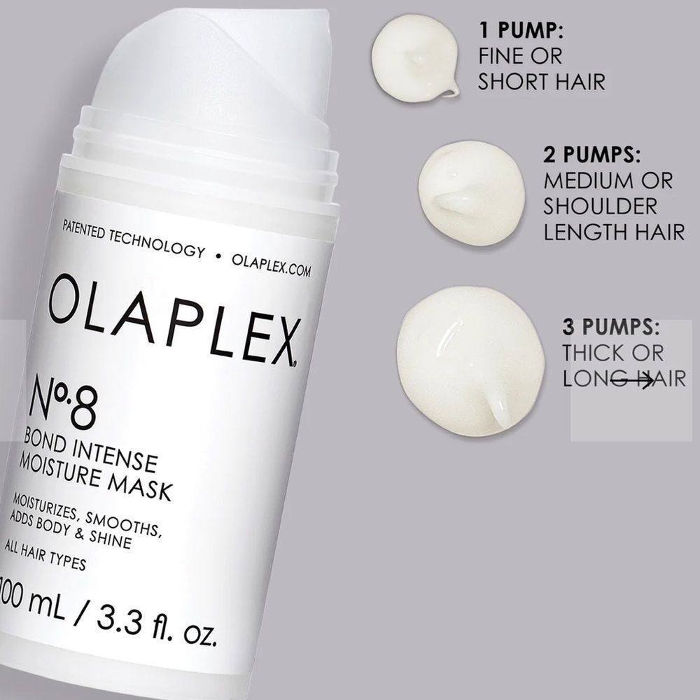 OLAPLEX Nº.8 BOND INTENSE MOISTURE MASK visibly healthy hair, shine, smooth +​ - Picture 7 of 8